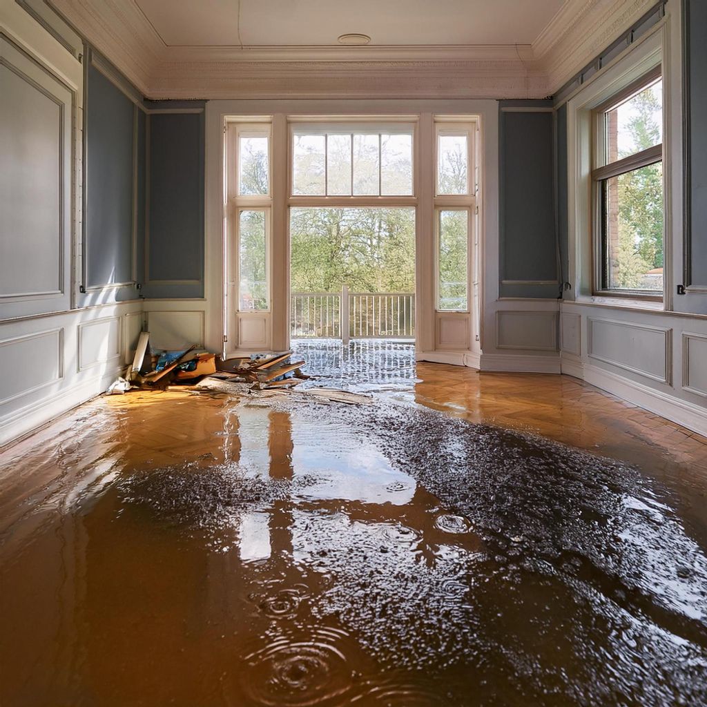 צילום פנים של דירה עם מערכת אינסטלציה לא תקנית